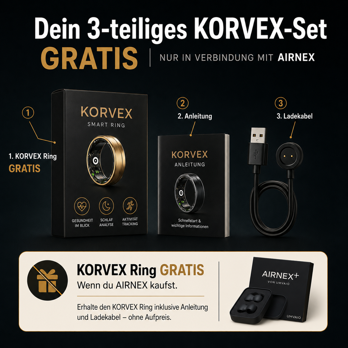 KORVEX Smart Ring