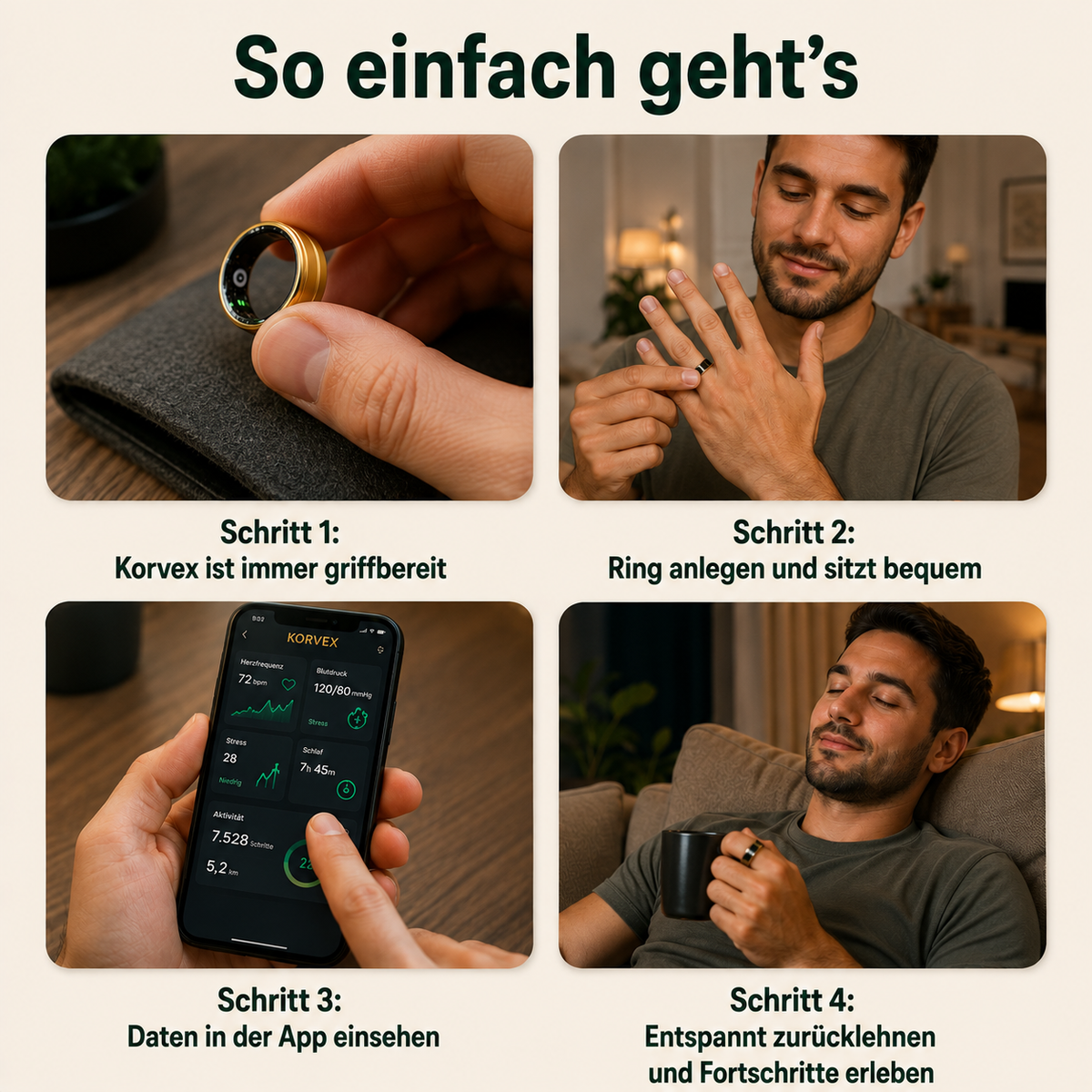 KORVEX Smart Ring