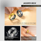 KORVEX Smart Ring – Gesundheitstracking am Finger | IP68 Wasserdicht