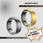 KORVEX Smart Ring – Gesundheitstracking am Finger | IP68 Wasserdicht