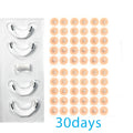 30 Tage magnetische Nasenstreifen, Atemdilatatoren, Schnarchset, erhöht den Lufteinlass, Nasenklammer, Nasenstreifen, reduziert Schnarchen